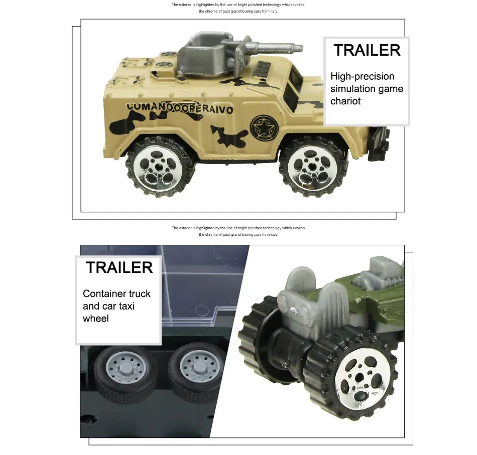 11 шт./компл. 2in 1 вездеход мини военное транспортное средство литья под давлением CarrierTruck модель игрушка транспортных средств с выброс& переноски Функция