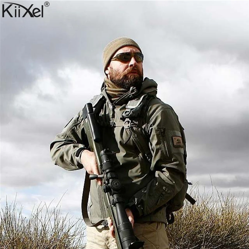 

New Brand Jacket V5.0 Military Tactical Men Jacket Lurker Shark Skin Soft Shell Waterproof Windproof Men Army Fleece Jacket Coat