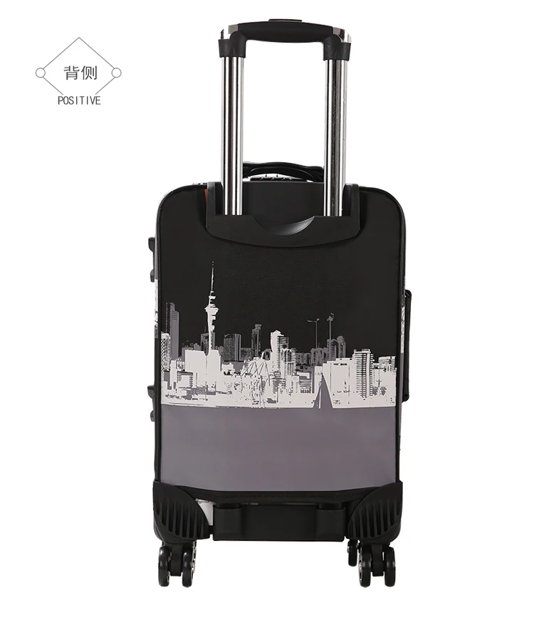 GraspDream 24 ручной чемодан с колесами для девочек и детей, Мультяшные картинки, багаж, дорожная сумка, сумки на колесиках, детские чемоданы