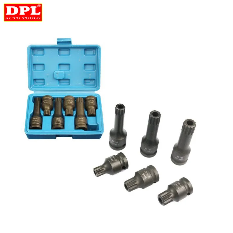 

CTV M14 M16 M18 Oil Pan Drain Plug Screw Bolt Star Tamper Proof Socket Tool FOR VW AUDI