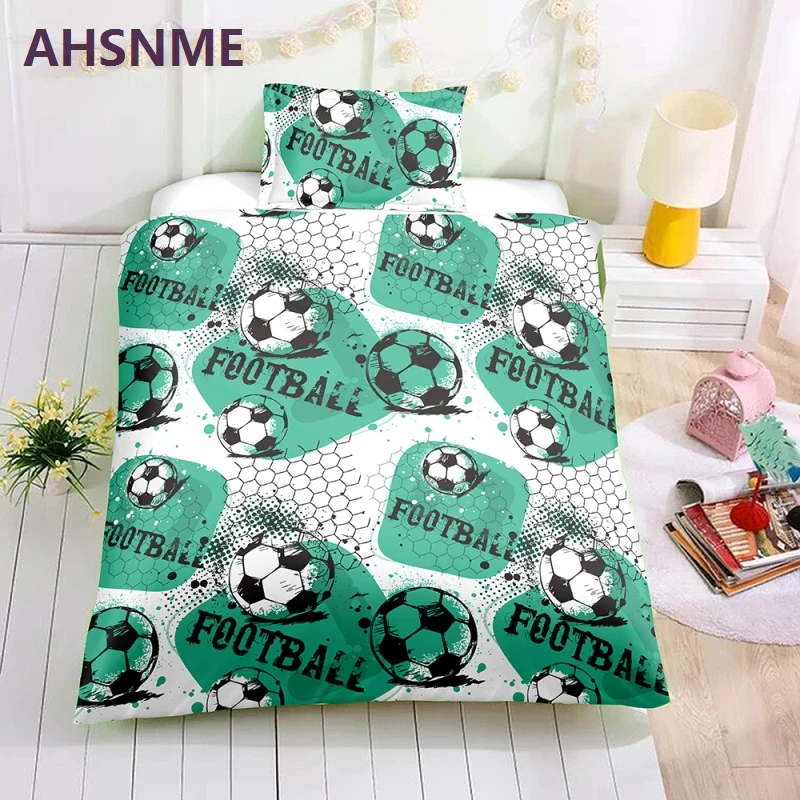 

AHSNME Special Promotion! ! Football Bedding Set Ball Quilt Cover Home Textiles USA & Australian & European Sizes