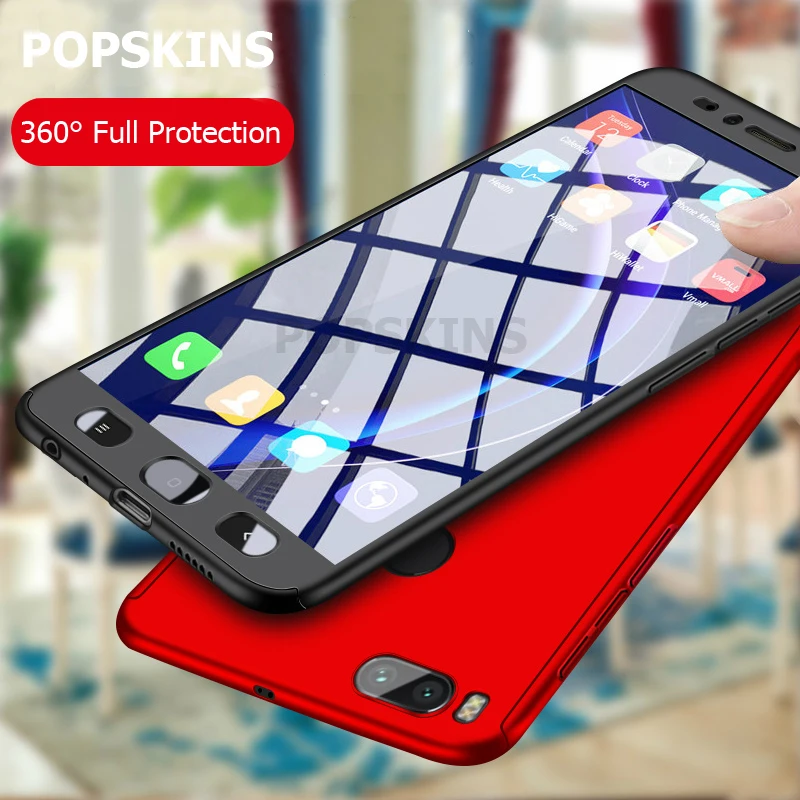 xiaomi mi 5x case Luxury 360 full body protection cape hard PC 3 in 1 fundas coque back cover for mi5x |