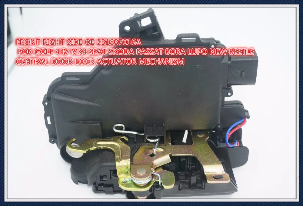 Pour Seat Skoda VW Avant Droit Off Side Central Serrure de porte actionneur solénoïde nouveau