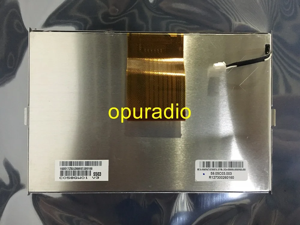 Абсолютно Новый Opuradio 6 5 дюймовый ЖК-дисплей C058GW03 V3 панель экрана для SKODA OCTAVIA