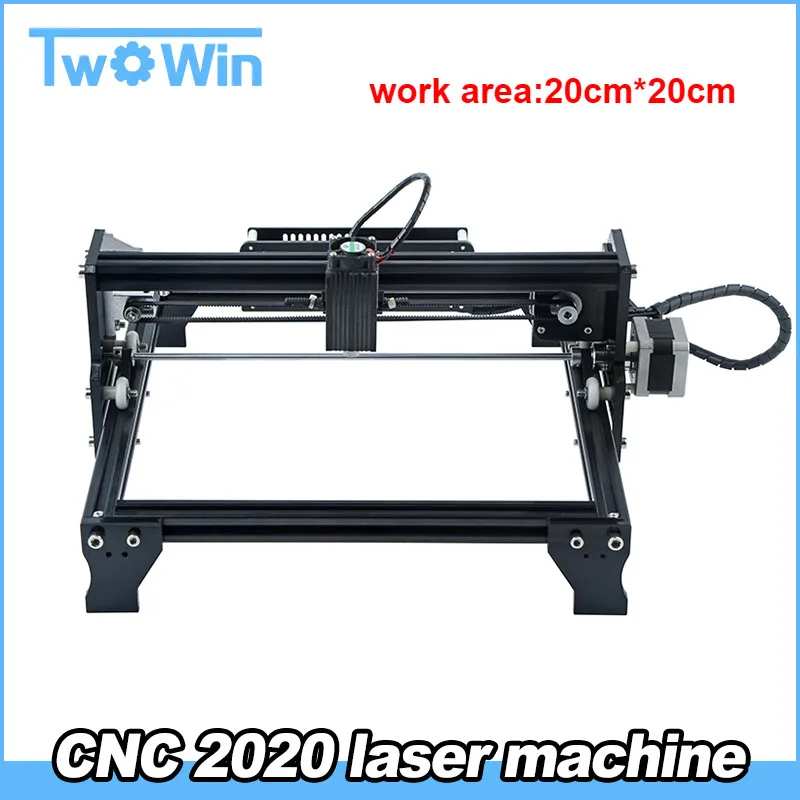 

10w laser cutting machine 20cm*20cm work area with adjustable laser power DIY laser engraving machine,carving machine cnc router