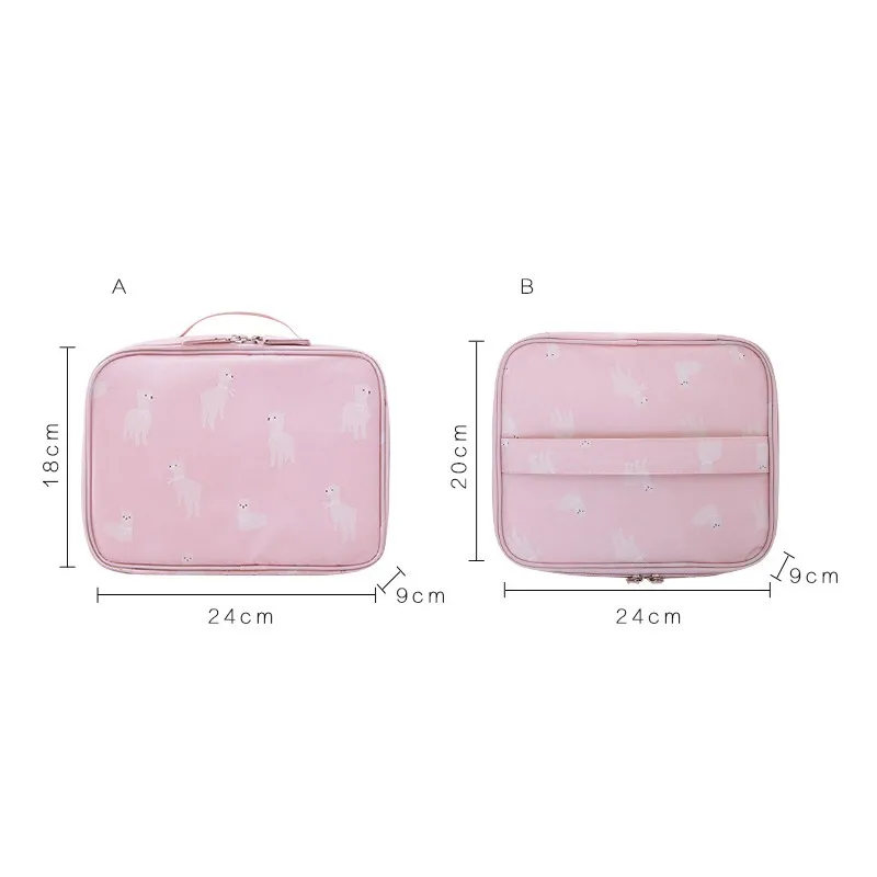 SAFEBET-Marca-Flamingo-Mulheres-Cosmetic-Bag-Organizador-de-Higiene-Pessoal-Kits-Necessidade-de-Viagem-Grande-capacidade
