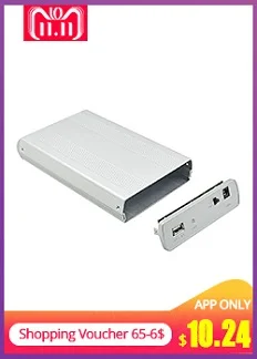 TISHRIC HD HDD SSD DVD Box 2,5 Внешний USB 2,0 Корпус контейнер для жесткого диска 1 ТБ 44Pin IDE адаптер чехол Оптический отсек