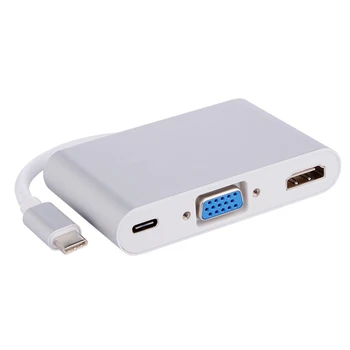

Usb Type C To Hdmi Vga Usb 3.0 Charging Adapter Converter Usb-C 3.0 Hub Adapter For Maecbook Pro Pixel Huaway Mate10 Saemsung S9