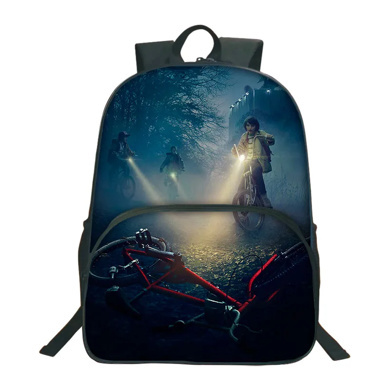 Новые странные вещи школьные сумки для подростков Bookbag Рюкзак для мальчиков Mochila детский школьный рюкзак странные вещи сумка школьные подарки - Цвет: 12