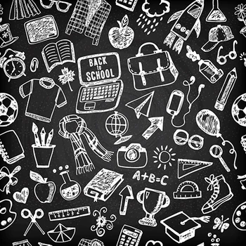 

High School Black Chalkboard Theme Background Vinyl cloth High quality Computer printed wall photo backdrop