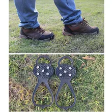 Лидер продаж, 1 пара силиконовых нескользящих цепления для обуви, ледяные захваты для снега, Клещи для ледоступы, скобы MCK99