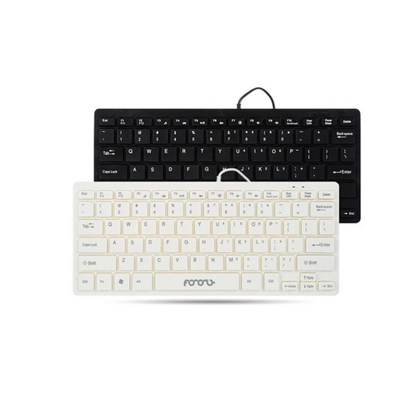 small mini Keyboard Switch black keyboard USB Wire...