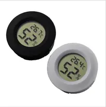 1pcs Mini LCD Digital freezer reptile aquarium breeding kennel embedded electronic digital thermometer Humidity Meter detector