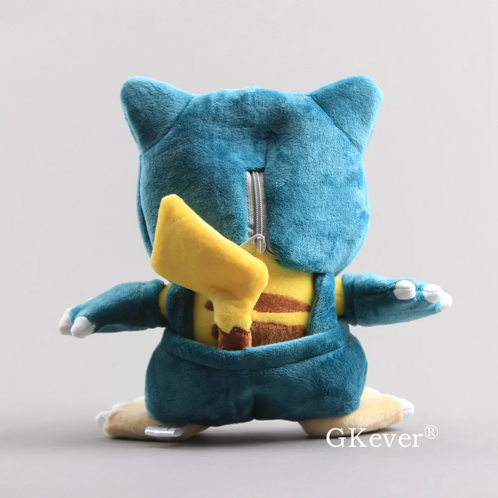 Аниме Пикачу Snorlax костюм плюшевая игрушка Snorlax Kabigon маньяк Пикачу мягкие куклы Детский подарок " 20 см