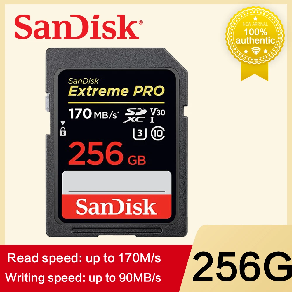SanDisk sd-карта 95MBS для камеры 64 ГБ 128 ГБ 32 ГБ 256 ГБ 512 карта памяти U3 4 К U1 флеш-карта для камеры флэш-карта PC SDXC SDHC