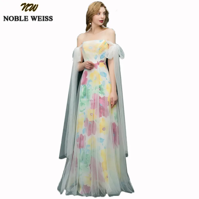 

NOBLE WEISS Strapless Long Prom Dresses 2019 Sexy Backless Dress Evening Wear Formal Long Floor Length Vestido De Festa Hot Sale