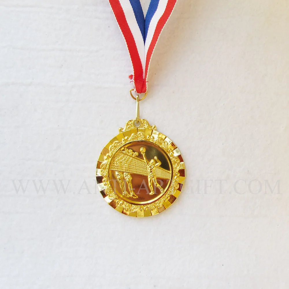 

2017NEW Sport basketball gold medals gold plated with ribbon 70mm high quality No MOQ