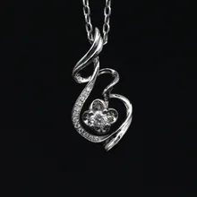 LASAMERO Halo 0.11CT 18k Gold Round Cut Square Center Pave Set Natural Diamond Pendant Necklace Chain Women Fine Jewelry