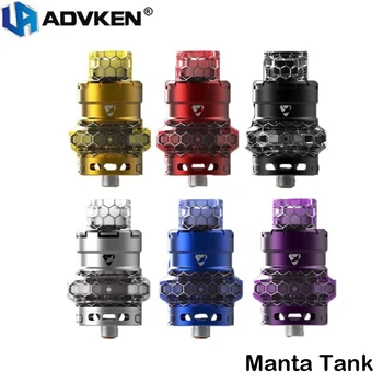 

Original Advken Manta Tank 5ML Manta sub ohm Tank With Mesh Coil E Cigarette Vape Atomizer For Box Mod Vape