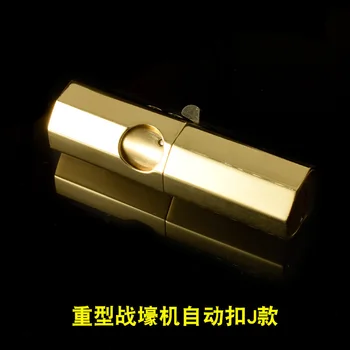 

Heavy brass metal kerosene fire automatically bounce lighter pipe igniter