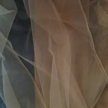 165 см, ширина 8 метров, темно-бежевая кожа, супер мягкая тонкая сетка, тюль, прозрачная ткань для свадебного платья, юбка-американка, бальное платье-пачка