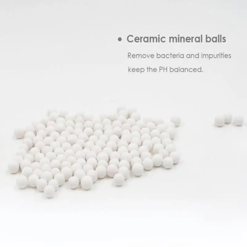 Замена очистки воды минеральные шарики отрицательные ионы керамические шарики для фильтра насадка для душа аксессуары для ванной#116