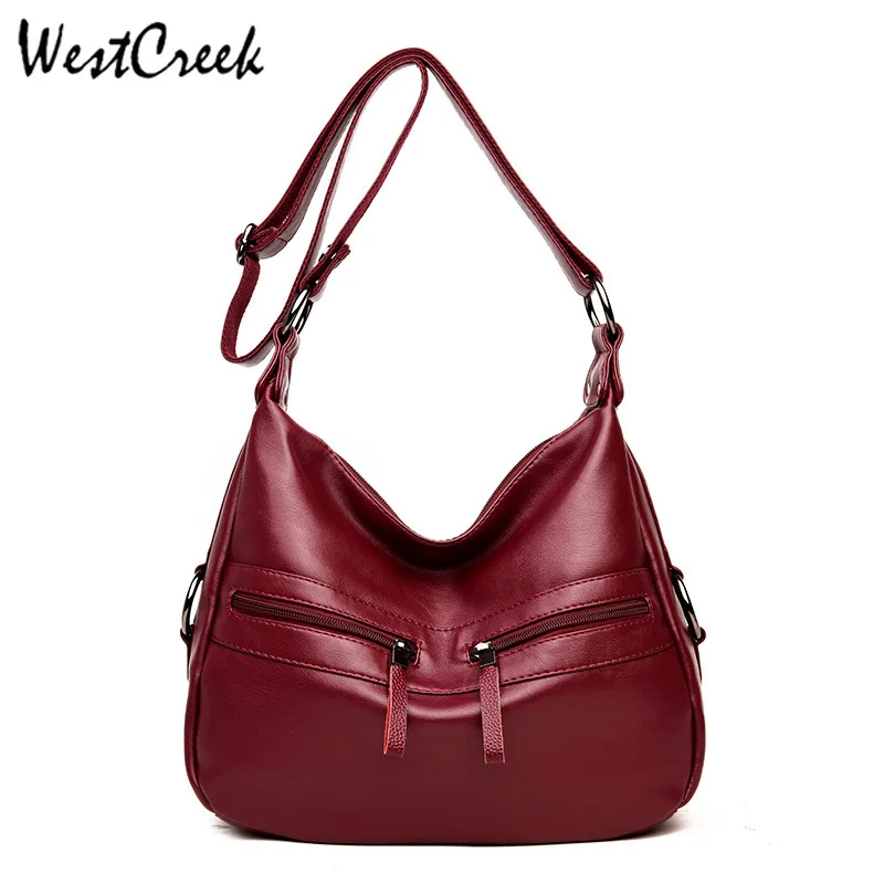 

WESTCREEK Brand Fashion Woman Soft Leather Shoulder Bags Female Small Crossbody Bags for Women Ladies Vintage Messenger Bags