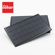 DC Панели солнечные солнечных батарей 6V 100mA 167mA 183mA 333mA 500mA 583mA 750mA элемент для солнечной батареи для мобильного телефона портативное зарядное устройство