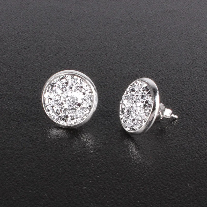 10 colors Fashion Shiny Austrian Crystal Rhinestone Brincos Ear Studs Earrings for Women Girl Female rhinestone earrings