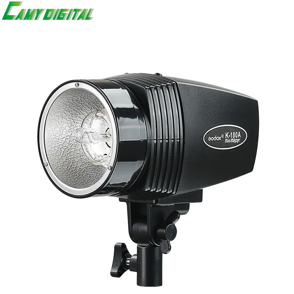 

Godox Mini Master Studio Flash K-180A GN45 Power Mas 180WS Modeling Lamp: 75WS Recycle Time: 0.5 ~ 3s
