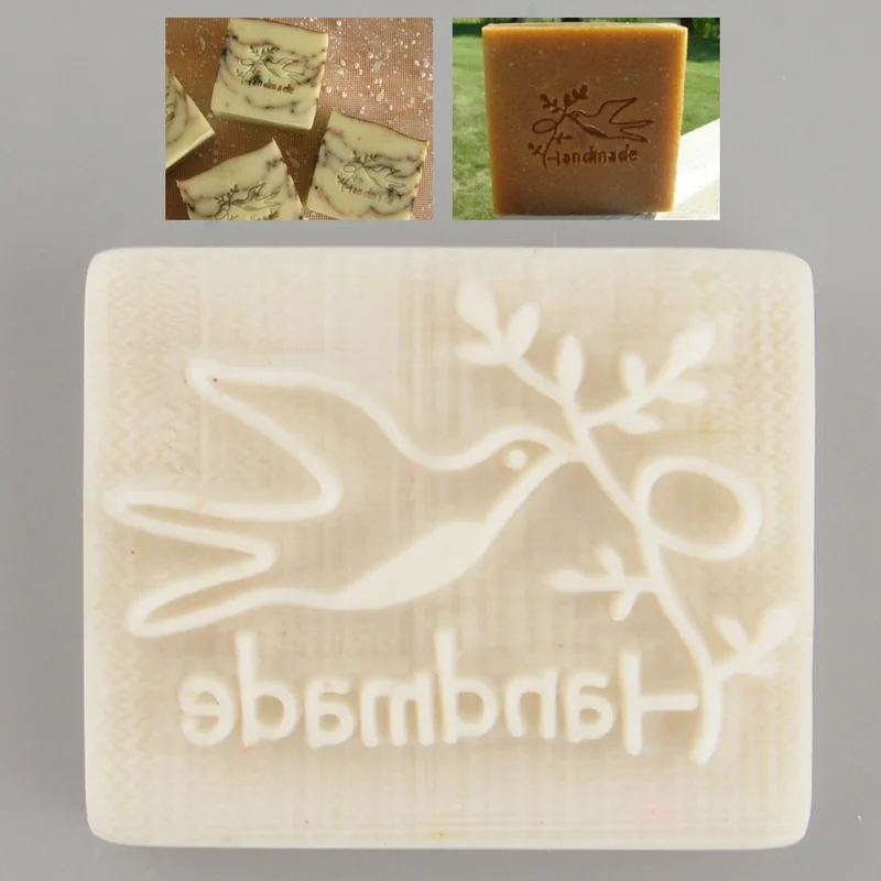 

Peace Pigeon Design Handmade Soap Mold Resin Soap Cake Chocolate Stamp Stamping Mold Mould Craft DIY Gift Drop Shipping