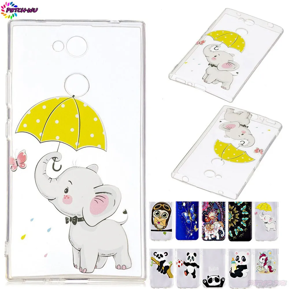 Transparent TPU Case For SONY Xperia L2 H3311 H4311 Shell Bag For SONY Xperia L 2 LTE H3321 H4331 Soft Silicon Phone Cover Capa