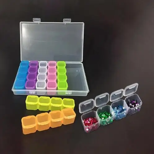 

28 Slot diamond storage box diamond new embroidery diamond painting tool drill purse storage design