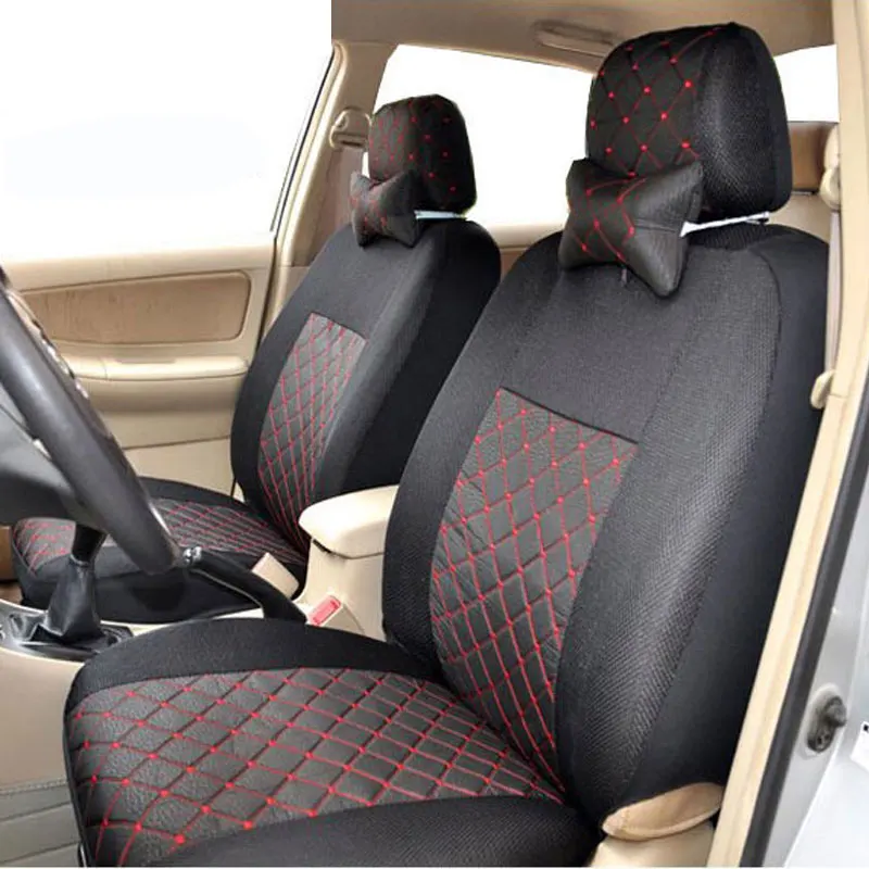 

car seat cover set universal fit for 5 seat 2/4/5 headrest front and rear seat cover splite 40/60 or not available seat cover
