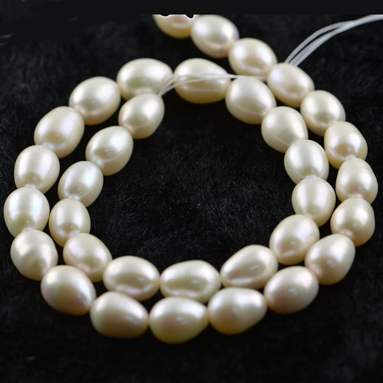 Grade AAA Freshwater Pearls Oval Shape Beads For High End Jewelry