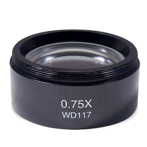5 PCS WD117 0.75X Stereo Microscope Auxiliary Objective Lens Barlow Lens with 48mm Mounting Thread цена 5 PCS WD117 0.75X Stereo Microscope Auxiliary Objective Lens Barlow Lens with 48mm Mounting Thread цены онлайн