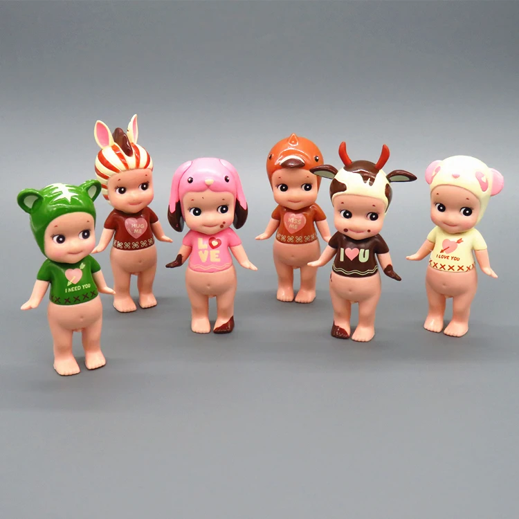 6pcs set 7cm Sonny Angel Action Figure Mini Figure Valentine s Day Series Sonny Angel Doll
