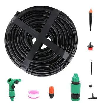 

Small Sprinkler Nozzle Drip Irrigation 40m Diy Garden Irrigation Hose Set Automatic Watering Garden Hose Led For Plants