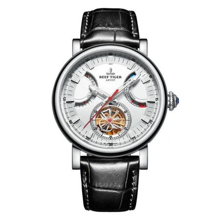 automatic watch p5 Риф Тигр мужские часы Роскошные автоматические relogio masculino Механические наручные часы Роскошные relogio платье запас мощности RGA1950 - Цвет: automatic watch p5