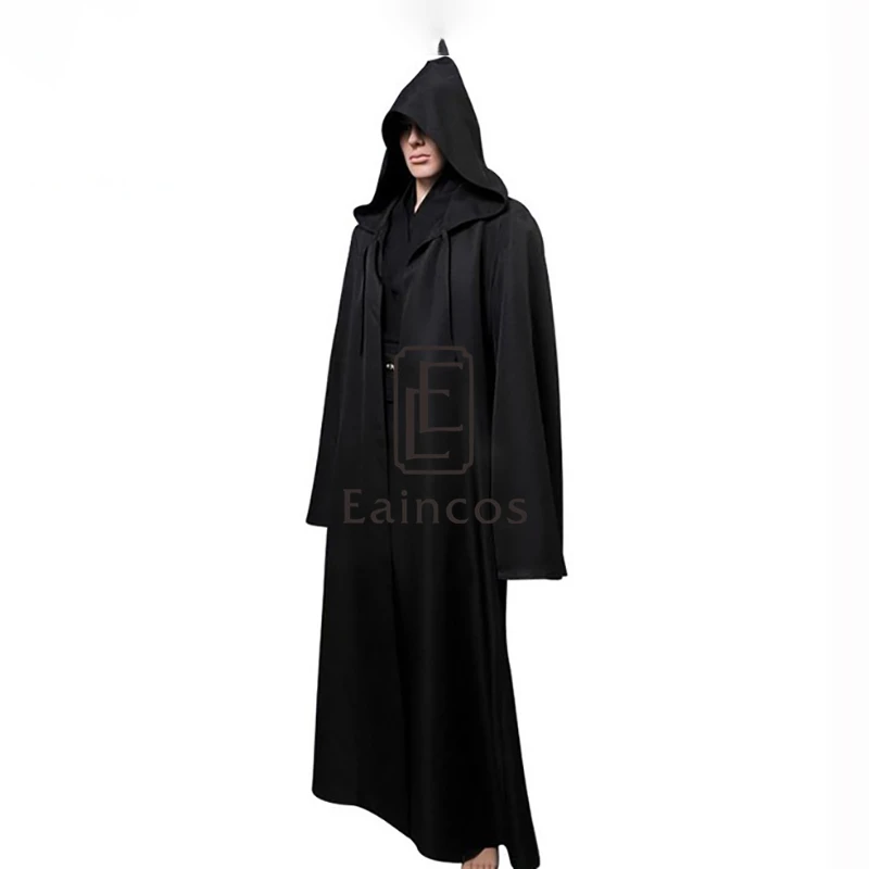 Star Wars Jedi Knight Anakin Skywalker Cosplay Costume | Darth Vader Black Robe Full Set for Halloween Party image 5