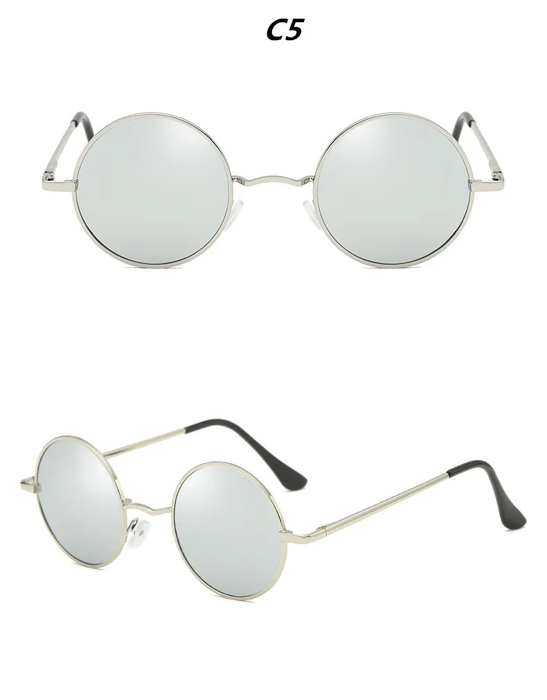 AIMISUV, классические круглые поляризованные солнцезащитные очки, черные линзы, очки для вождения, металлическая оправа, брендовые дизайнерские солнцезащитные очки, UV400