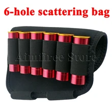 Молл 6 раундов приклад Чик отдых мешок 12 20 калибра дробовик оболочки держатель патронташ 12 г 20 г патроны картридж держатель