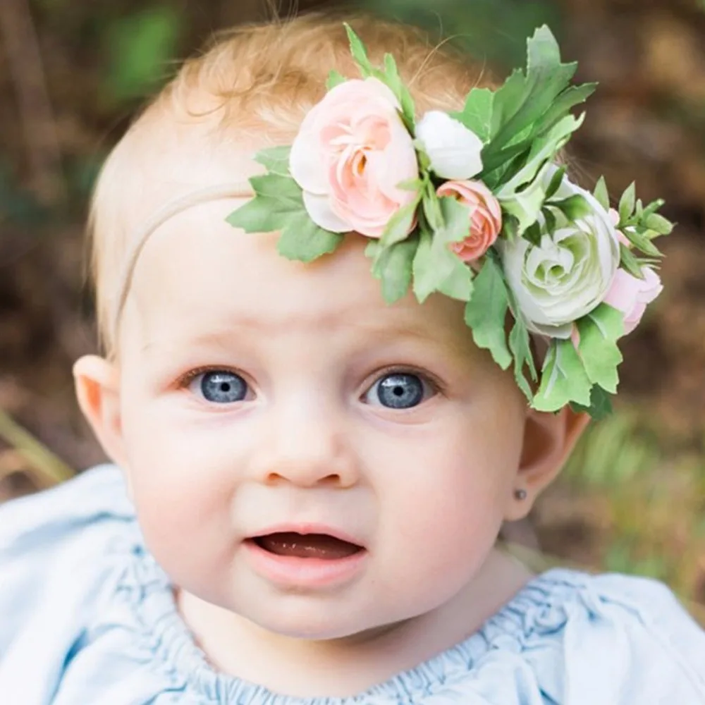 Baby Girls Hair Band Lace Cute Flower Toddler Headband Hair Accessories