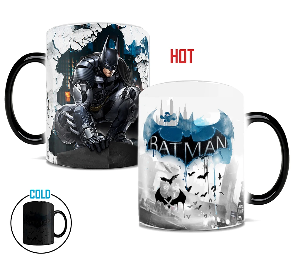 Бэтмен Темный рыцарь кружка светильник Волшебная меняющая цвет кружка кофе чайная чашка Бэтмен веер кружка для лучшего друга подарок