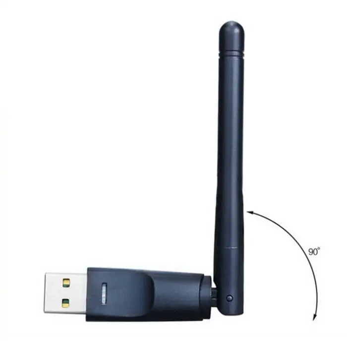 150 Мбит/с USB 3,0 беспроводной Wifi адаптер WiFi приемник беспроводная сетевая карта 2,4 ГГц черный с антенной