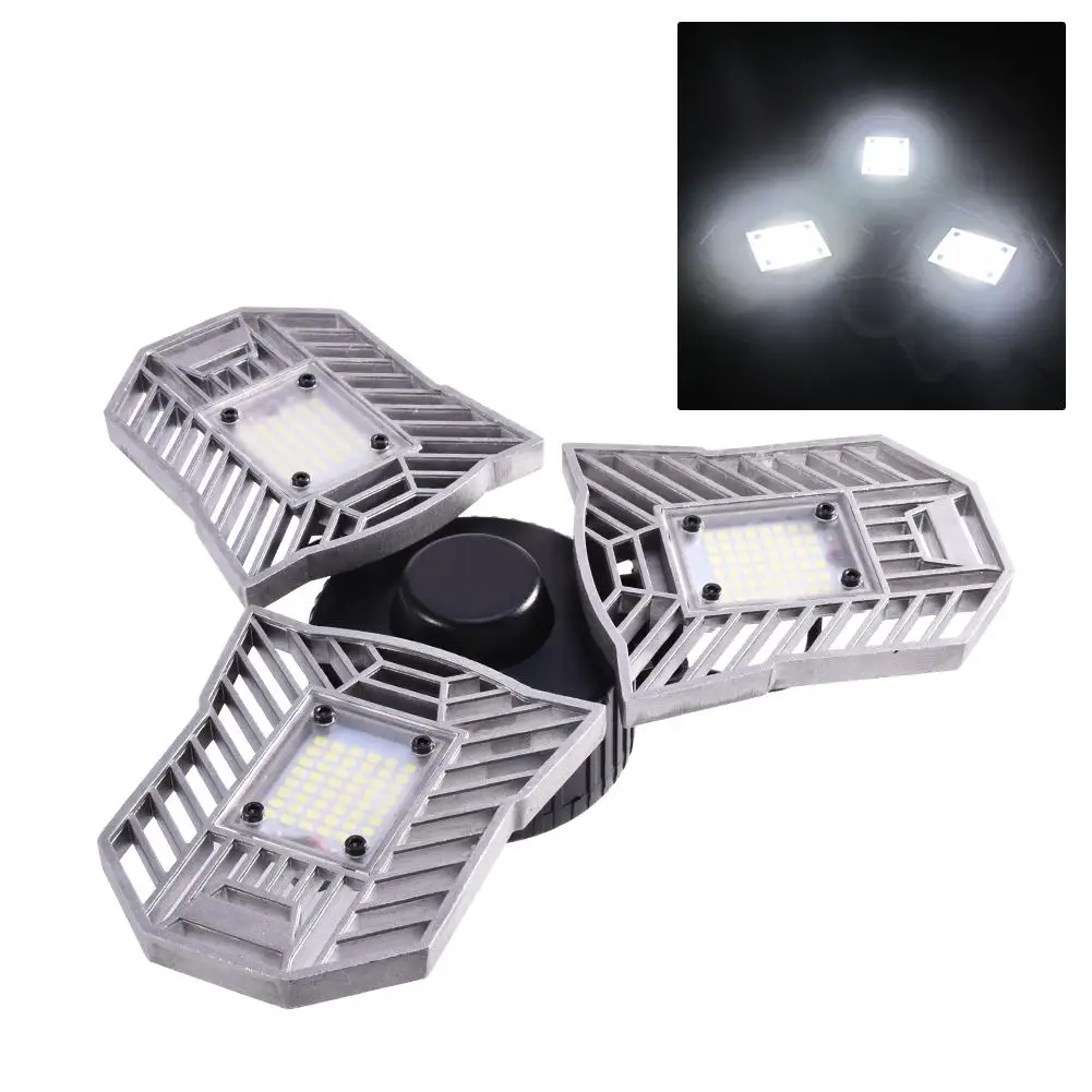 

60W LED Deformable Light Garage Light E27 LED High Bay Light Mining Lamp for Industrial Workshop Warehouse Stadium Lighting
