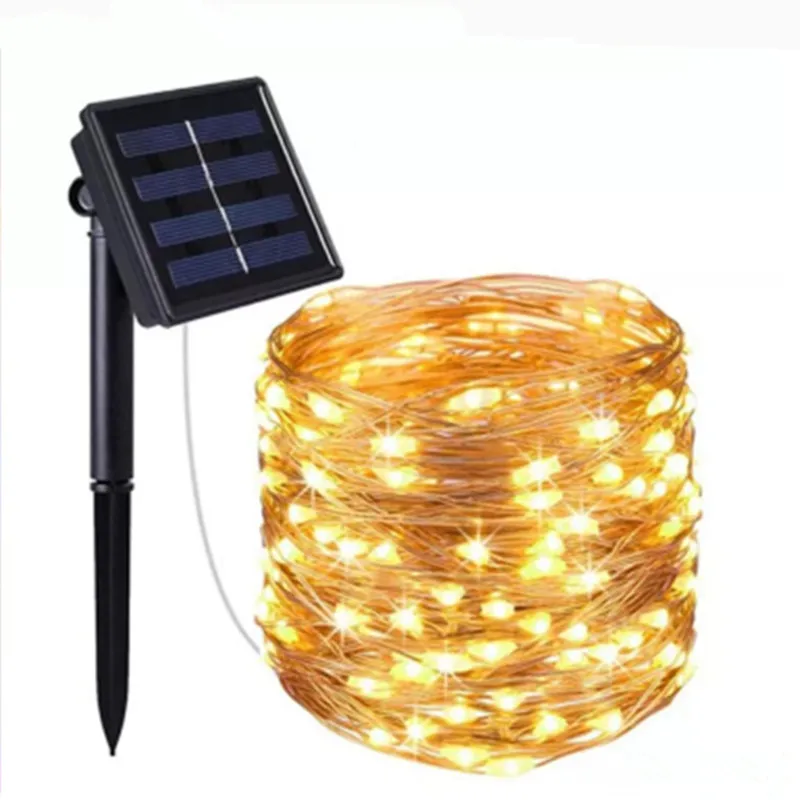 

10M 100LED Solar Light 2 Modes Fairy String Light Party Christmas Lamp Outdoor Garden Decor