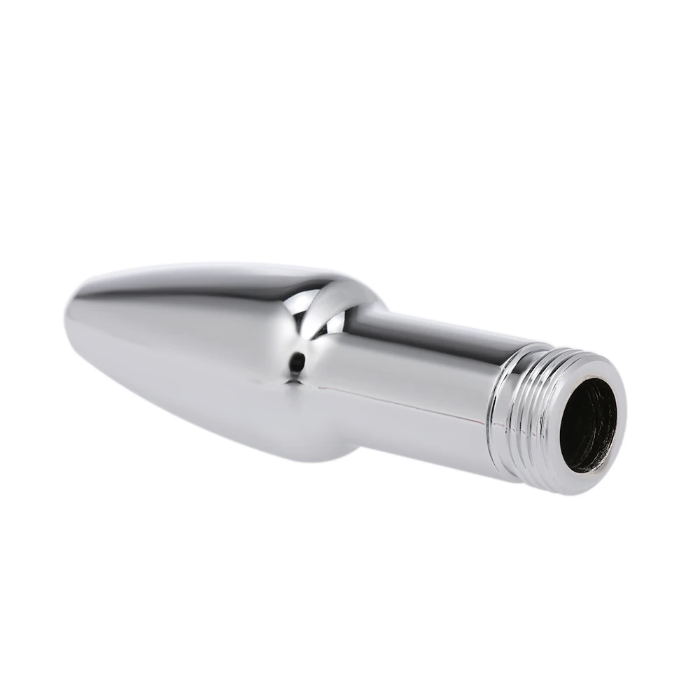 1Pc Metal Enema Shower Head Vaginal/Anal Cleaner Nozzle Bullet Shape Rectal Syringe Butt Plug Anal Sex Toys For Men Woman Gays
