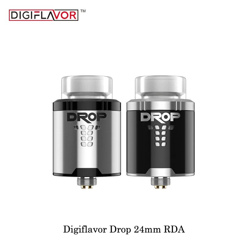 

Elektronik Sigara Original Digiflavor Drop RDA Atomizer 24mm 810/510 drip tip option airflow Control rda 24 Vaporizer Vape Tank