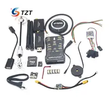 TZTPIX Pixhawk Fligtht Controller 32Bit+M8N GPS+3DR 433MHz/915Mhz+PPM+Galvanometer+4G Card Kit for FPV Quadopter Drone